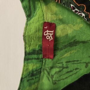 Vibrant Green Tie-Dye Top
